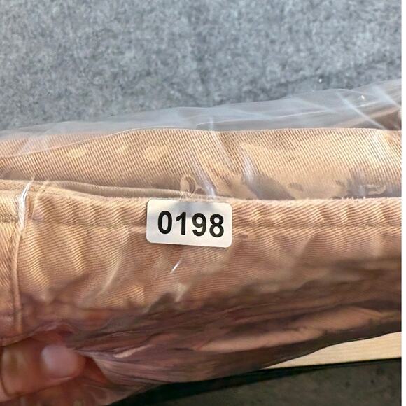 VINTAGE Steve & Barrys Pants Womens Size 12 Tan Twill Bootcut Low Rise Y2K Bratz - Picture 8 of 8